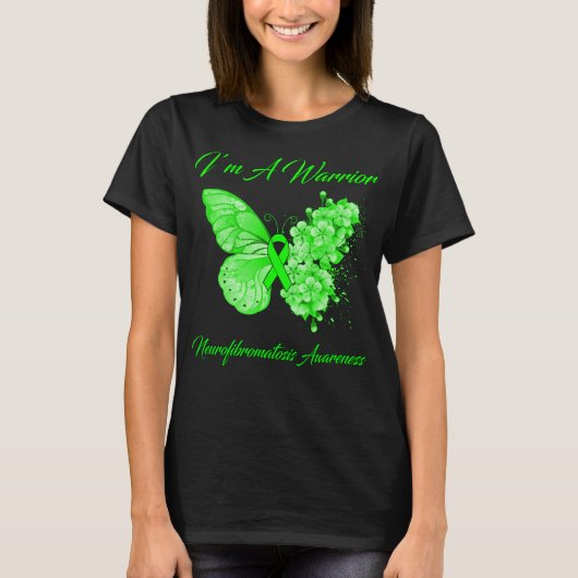 T-shirt Papillon I’m A Survivor Neurofibromatose (Devant)