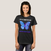 T-shirt Papillon I'm A Survivor Rheumatoid Arthrite (Devant entier)