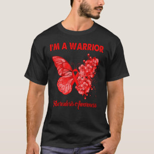 T-shirt Papillon Iu2019m Un Guerrier Sensibilisation à la
