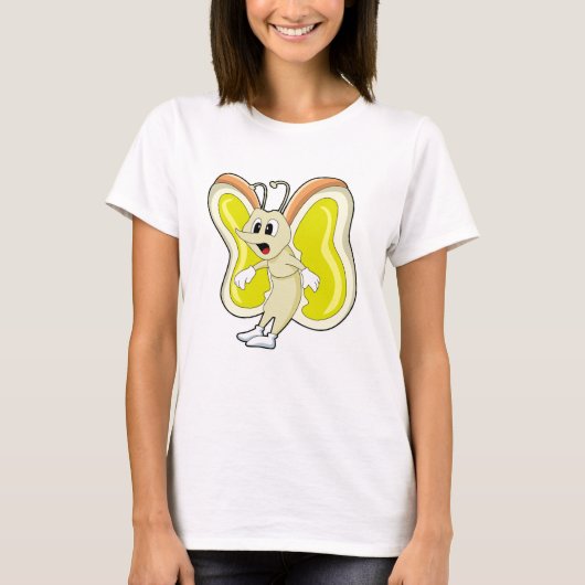 T-shirt Papillon jaune (Devant)