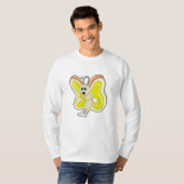 T-shirt Papillon jaune (Devant entier)