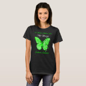 T-shirt Papillon Je Porte Vert Pour Ma Maman Scoliose Awar (Devant entier)