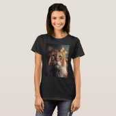 T-shirt Papillon Lion Chat (Devant entier)