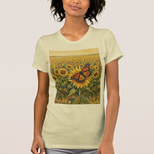 T-shirt Papillon monarque (Devant)