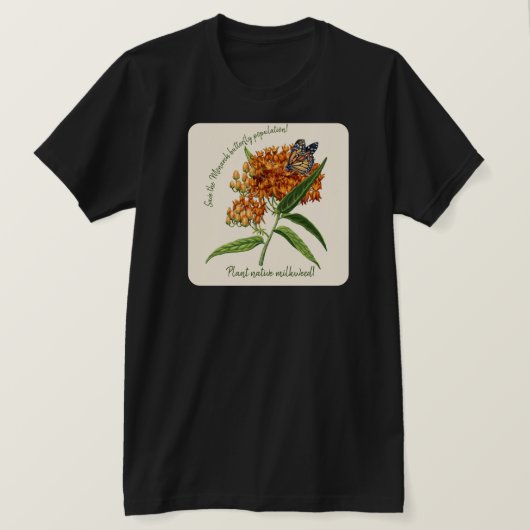 T-shirt Papillon monarque (Design devant)