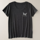 T-shirt papillon monarque (Design devant)