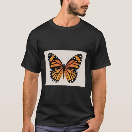 T-shirt Papillon Monarque Papillons D& Époque (Devant)
