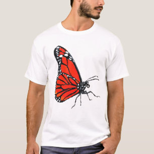 T-shirt Papillon Monarque Peint Aart