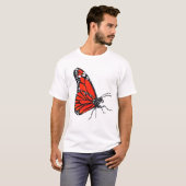 T-shirt Papillon Monarque Peint Aart (Devant entier)