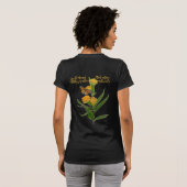 T-shirt Papillon monarque sur l'algue (Dos entier)