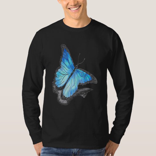 T-shirt Papillon Multicolor de couleur mignonne (Devant)