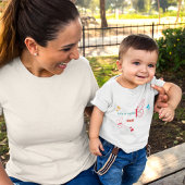 T-shirt papillon multicolore