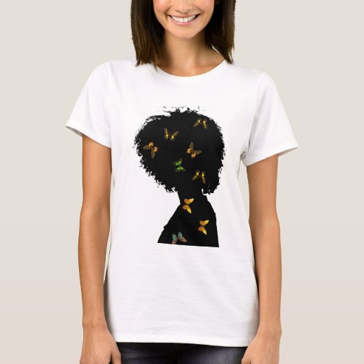 T-shirt Papillon naturel (Devant)