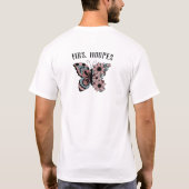 T-shirt Papillon orthophoniste personnalisé (Dos)