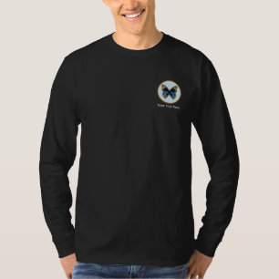 T-shirt Papillon Pansy Bleu