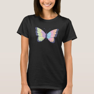 T-shirt Papillon Pastel coloré Femmes Hommes Enfants