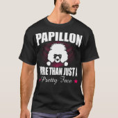 T-shirt Papillon Plus Qu'Un Joli Cadeau Visage (Devant)