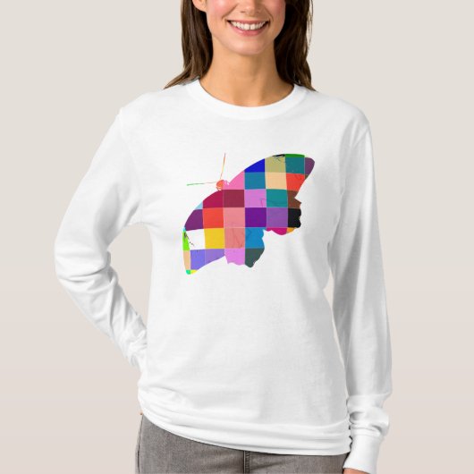 T-shirt Papillon Pop Art (Devant)