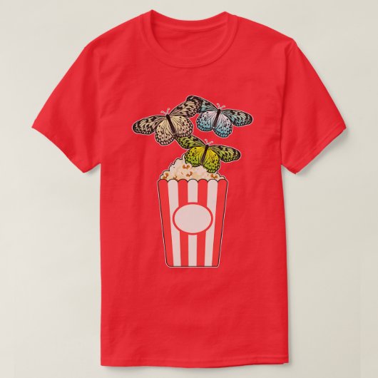 T-shirt Papillon Popcorn (Design devant)