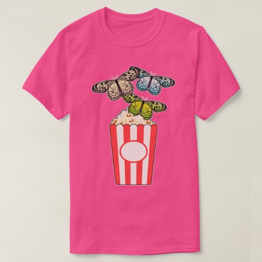 T-shirt Papillon Popcorn (Design devant)