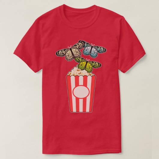 T-shirt Papillon Popcorn (Design devant)