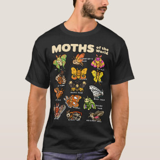 T-shirt Papillon Pour Amateurs De Papillons De Nuit Animau