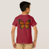 T-shirt papillon pour enfant Fête de papillon mign (Dos entier)
