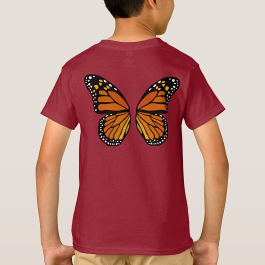 T-shirt papillon pour enfant Fête de papillon mign (Dos)