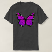 T-shirt Papillon pourpre Love Monarch Papillons pourpre B (Design devant)