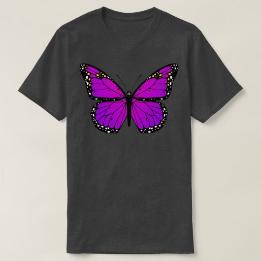 T-shirt Papillon pourpre Love Monarch Papillons pourpre B (Design devant)