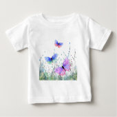 T-shirt papillon printemps (Devant)