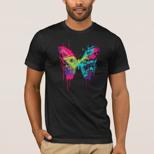 T-Shirt papillon rebelle (Devant)