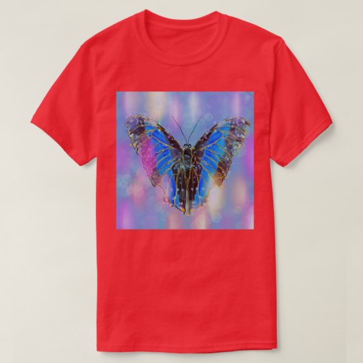 T-shirt papillon renaissance d'un papillon avec séquoias b (Design devant)