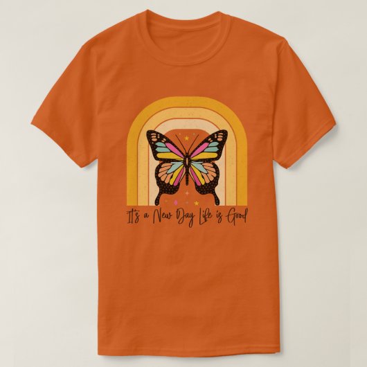 T-shirt Papillon rétro 1 (Design devant)