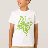 T-shirt Papillon rétro - Martian vert (Devant)