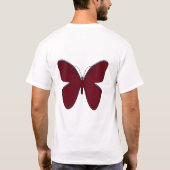 T-shirt Papillon rouge (Dos)