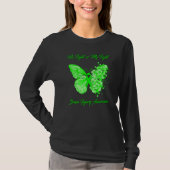 T-shirt Papillon Sa lutte est ma lutte Brain Injury Aware (Devant)
