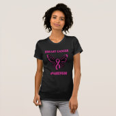 T-shirt Papillon/sensibilisation...Cancer du sein (Devant entier)