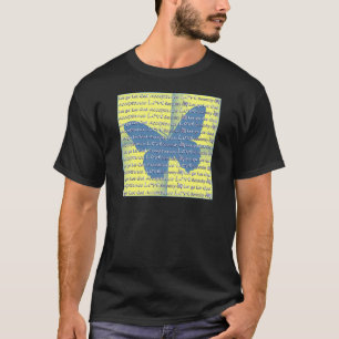 T-shirt Papillon Slogan