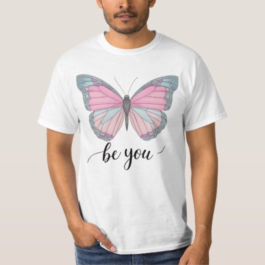 T-shirt Papillon, sois toi (Devant)