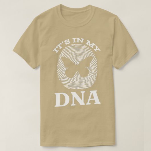 T-shirt Papillon Son Dans Mon ADN Empreinte Papillon (Design devant)