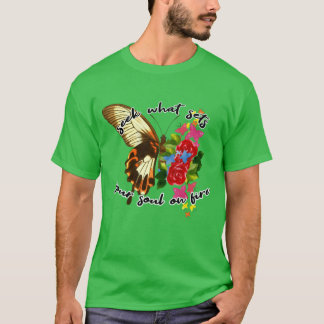 T-shirt Papillon Sublimations Rétro 70s Motivation famille