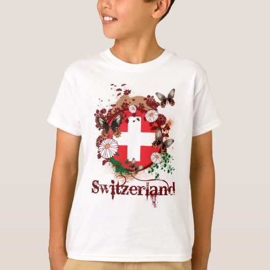 T-shirt Papillon Suisse (Devant)