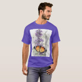 T-shirt Papillon sur fleur 1 (Devant entier)