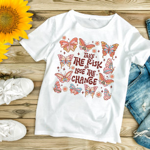 T-shirt Papillon tendance boho inspirant motivant 