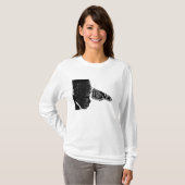T-shirt papillon timide blacq (Devant entier)