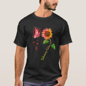 T-shirt Papillon Tournesol Pulmonaire Embolisme Sensibilis (Devant)