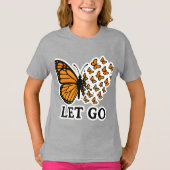 T-shirt Papillon transformant en minuscules papillons (Devant)