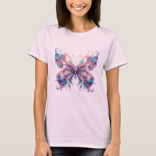 T-shirt papillon unique (Devant)