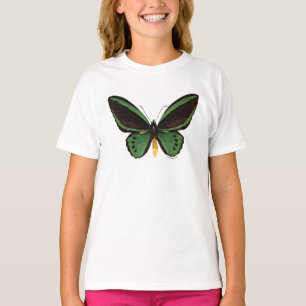 T-shirt Papillon vert de Birdwing